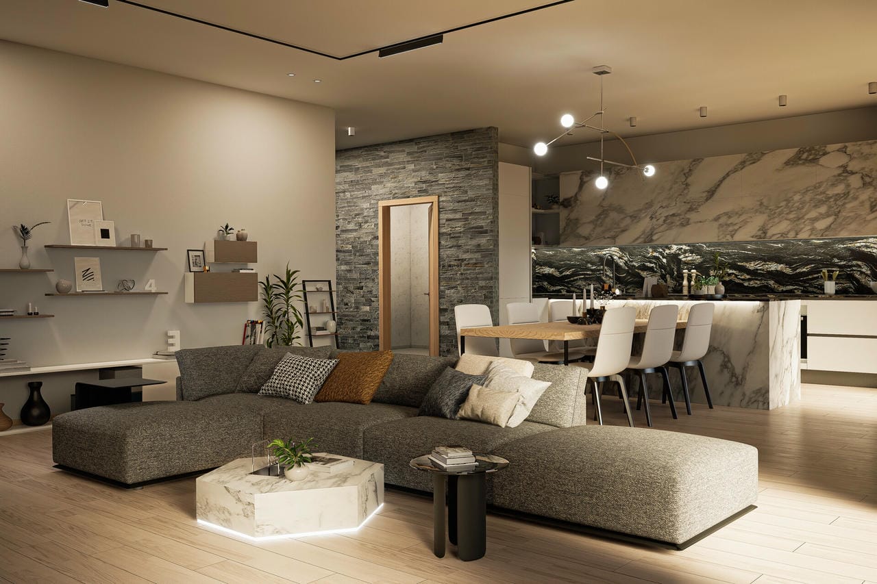 Casa Aria interior render