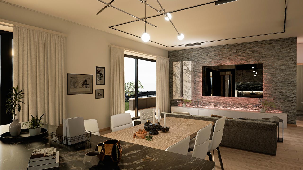 Casa Aria interior detail render