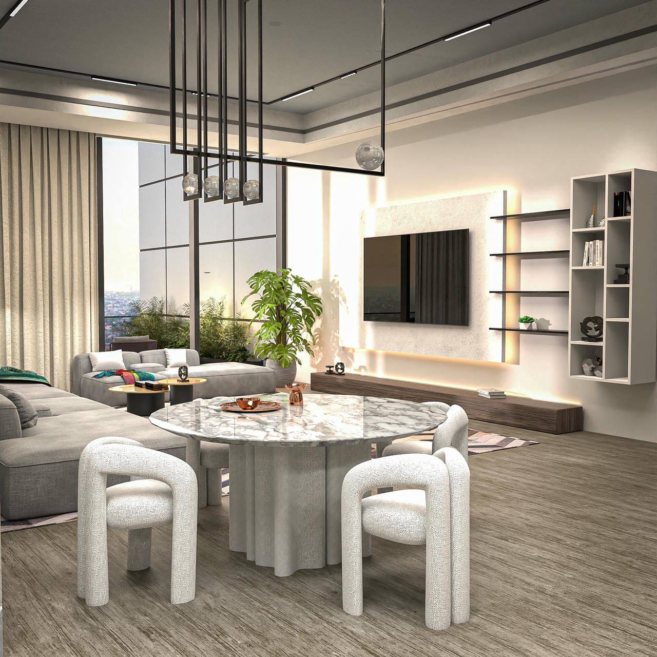 Savyon Apartment living area render