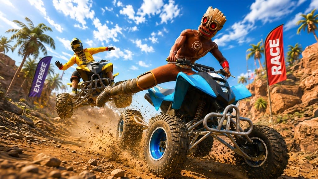 Offroad ATV Quad Bike Race screenshot