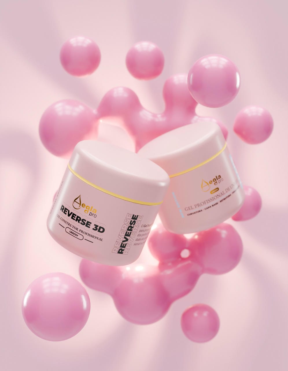 Beauty creme product render alternate angle