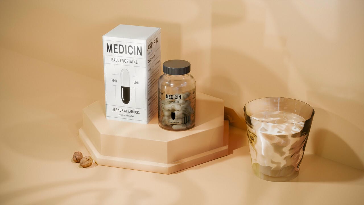 Pharmaceutical product render